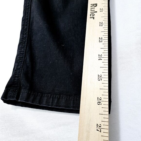 The Slim Crop Womens Crop Pants Black Size 0 Cotton Blend Stretch Button Zip - Picture 4 of 12